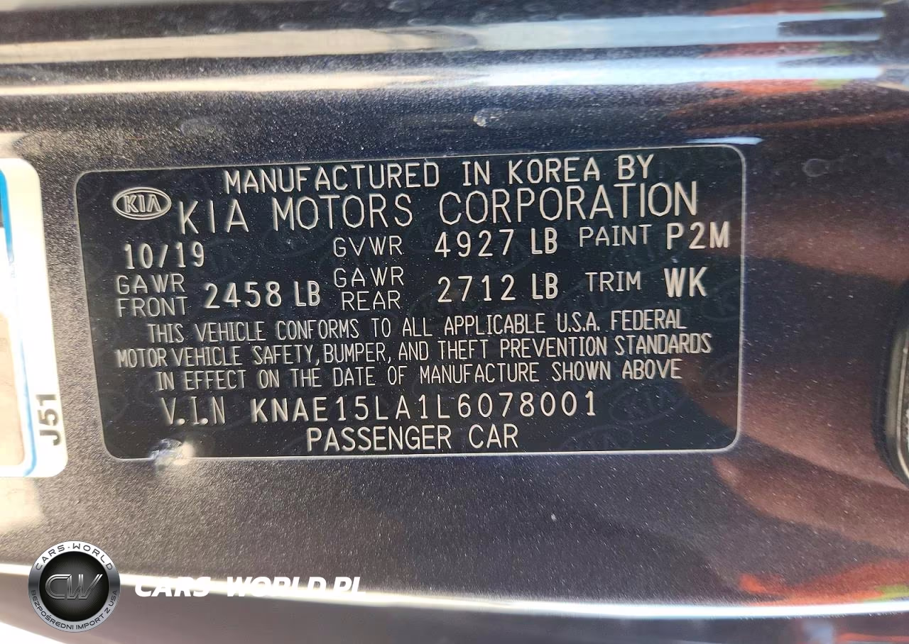 2020 Kia Stinger Gt-Line VIN:KNAE15LA1L6078001 - 13