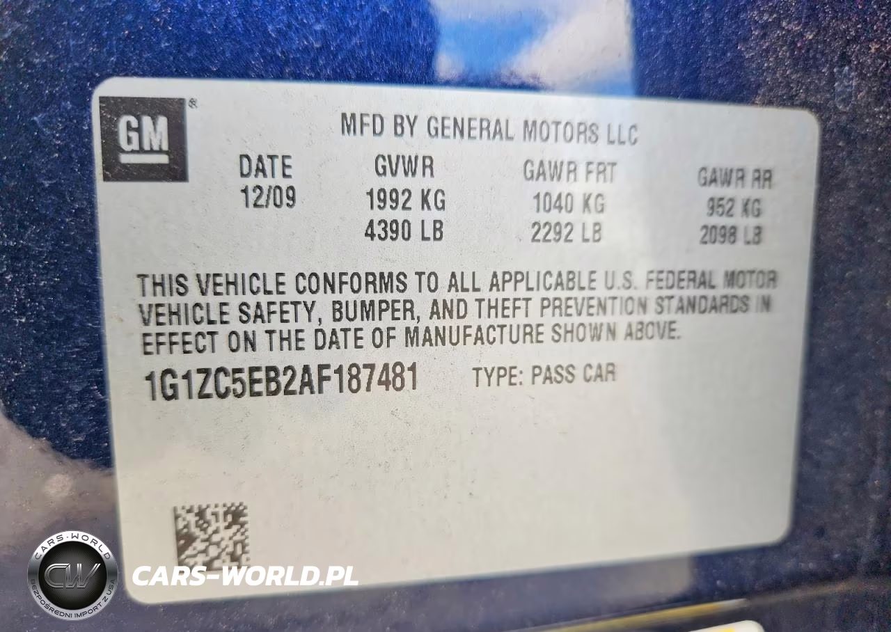 2010 Chevrolet Malibu 1Lt VIN:1G1ZC5EB2AF187481 - 12