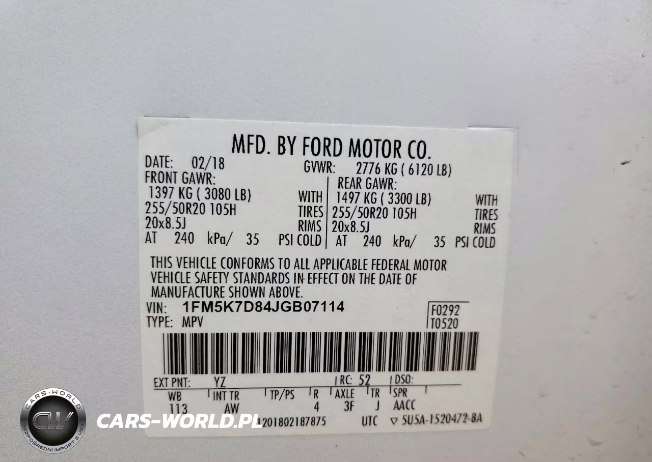 2018 Ford Explorer Xlt VIN:1FM5K7D84JGB07114 - 14