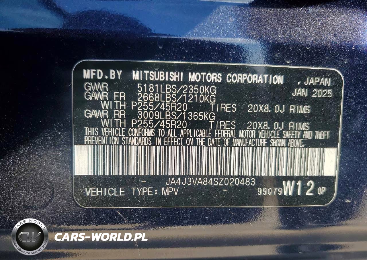 2025 Mitsubishi Outlander Se VIN:JA4J3VA84SZ020483 - 13