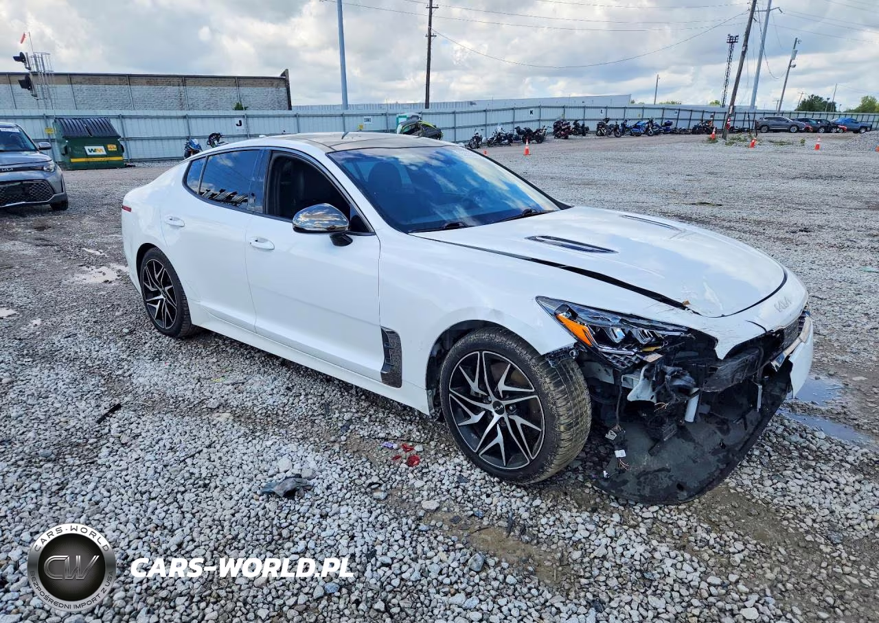 2022 Kia Stinger Gt Line VIN:KNAE35LD7N6110182 - 4