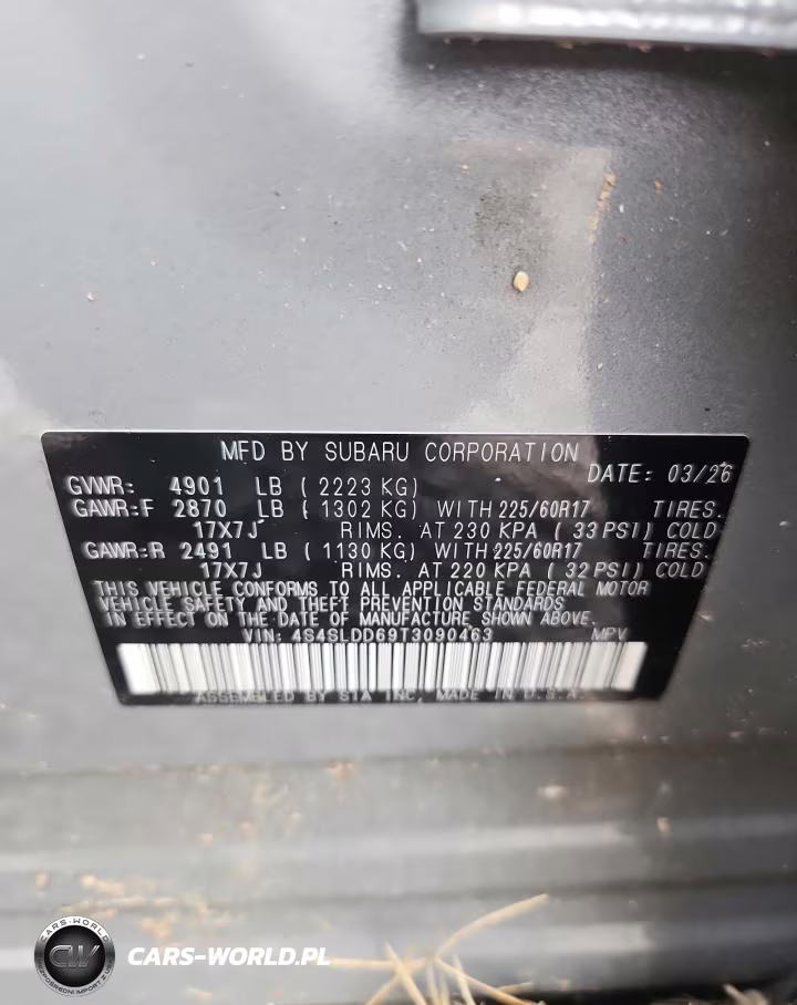 2026 Subaru Forester Premium VIN:4S4SLDD69T3090463 - 13