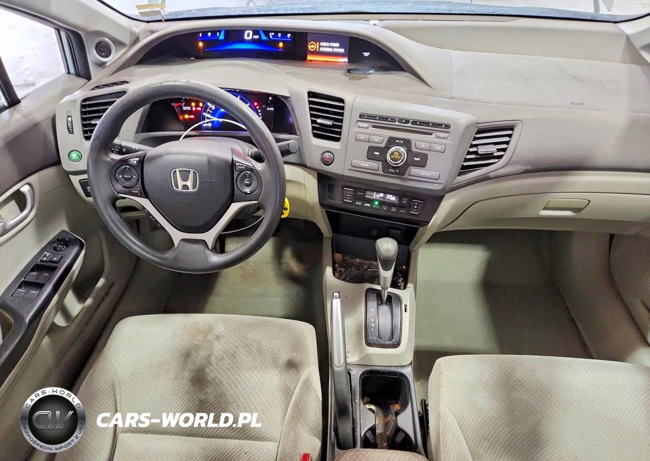 2012 Honda Civic Hybrid VIN:JHMFB4F29CS004396 - 8