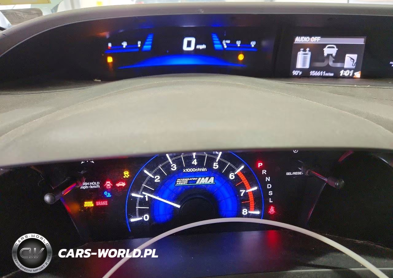 2012 Honda Civic Hybrid VIN:JHMFB4F29CS004396 - 9
