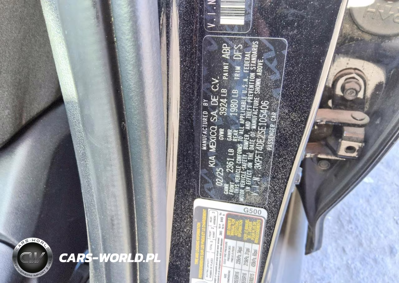 2025 Kia K4 Lxs VIN:3KPFT4DE2SE105406 - 12