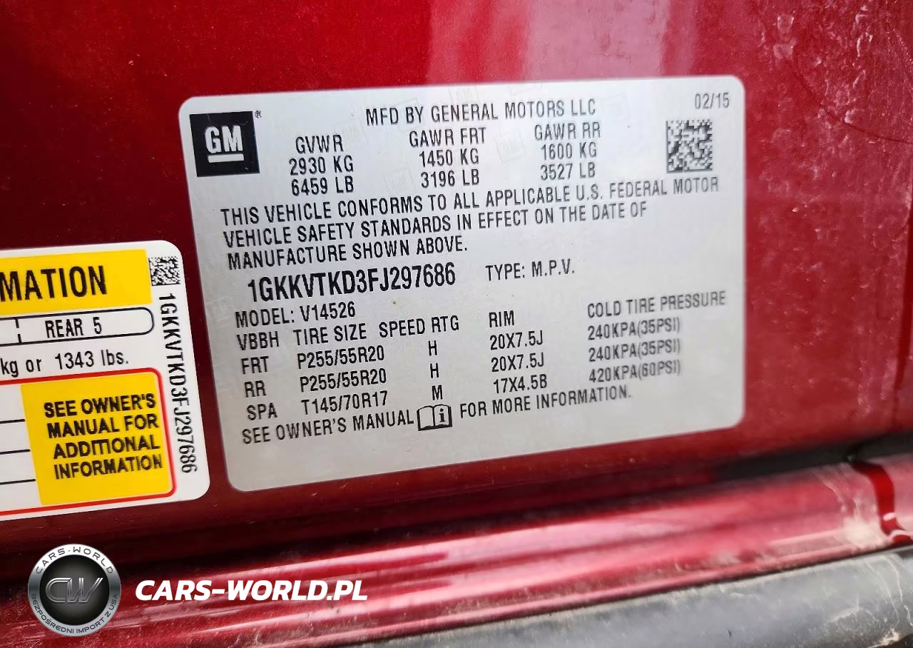 2015 GMC Acadia Denali VIN:1GKKVTKD3FJ297686 - 13