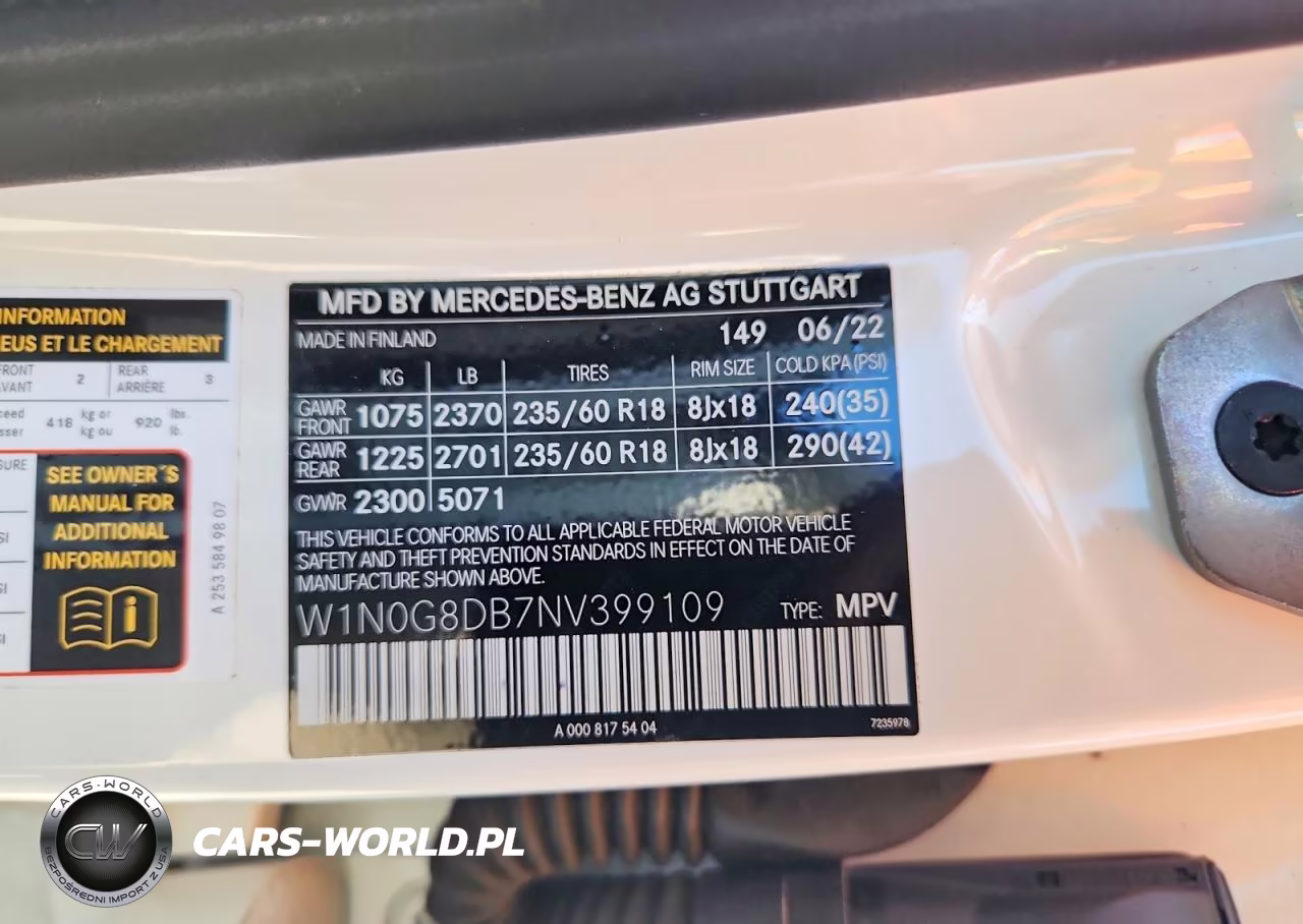 2022 Mercedes-Benz Glc 300 VIN:W1N0G8DB7NV399109 - 12