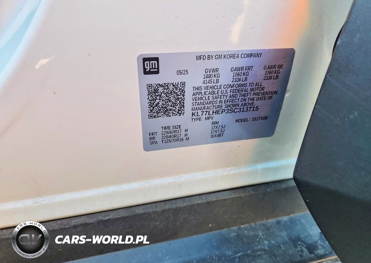 2025 Chevrolet Trax 1Lt VIN:KL77LHEP3SC313715 - 12