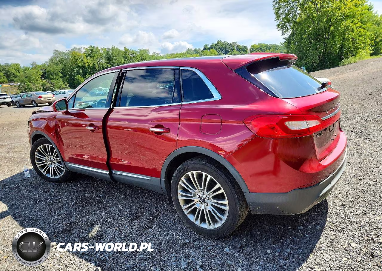 2017 Lincoln Mkx Reserve VIN:2LMPJ8LR4HBL40489 - 2