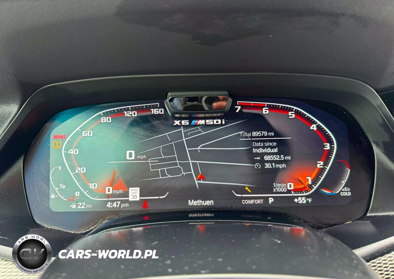2021 BMW X6 M50I VIN:5UXCY8C09M9E51267 - 8