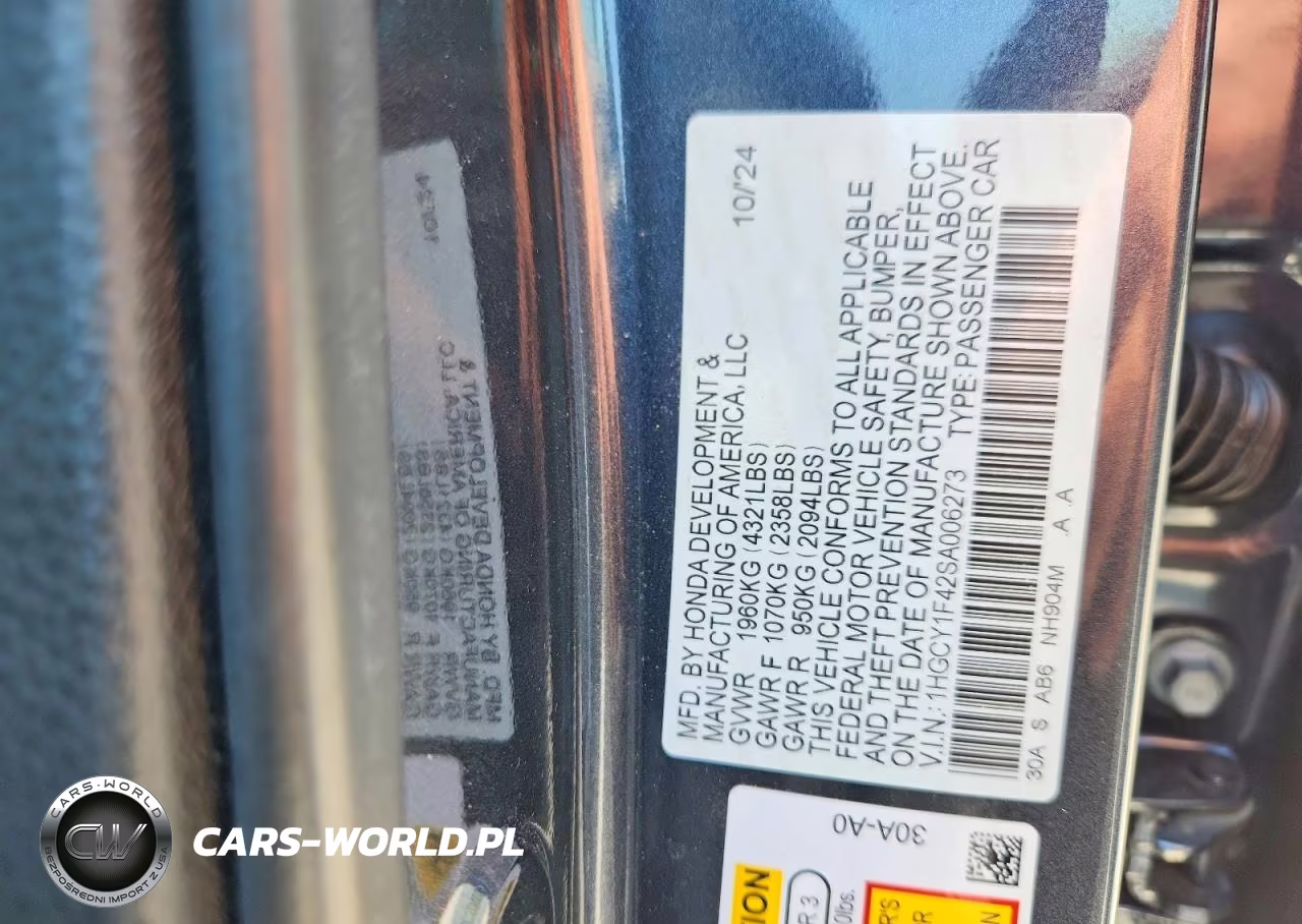 2025 Honda Accord Se VIN:1HGCY1F42SA006273 - 13