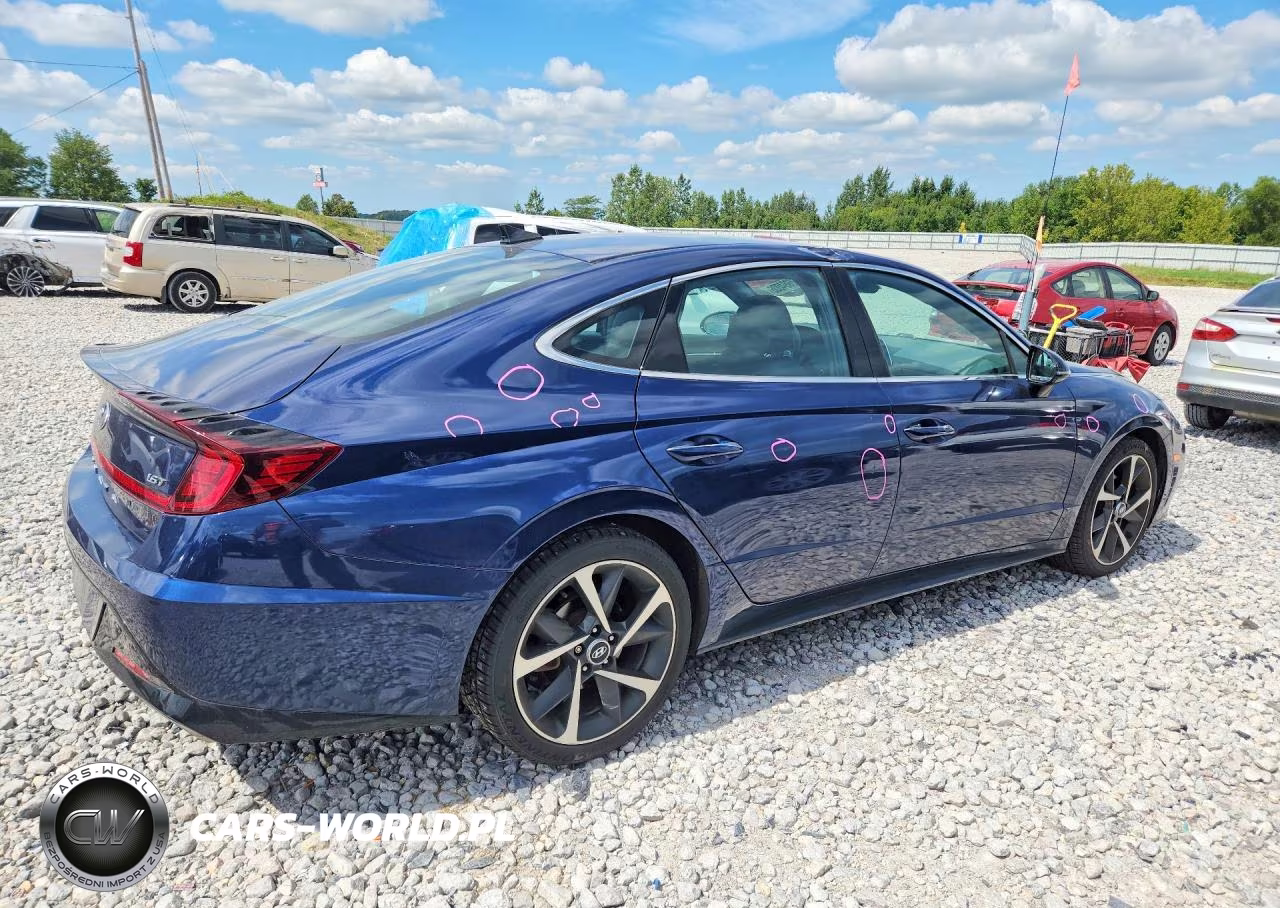 2021 Hyundai Sonata Sel Plus VIN:5NPEJ4J2XMH122805 - 3