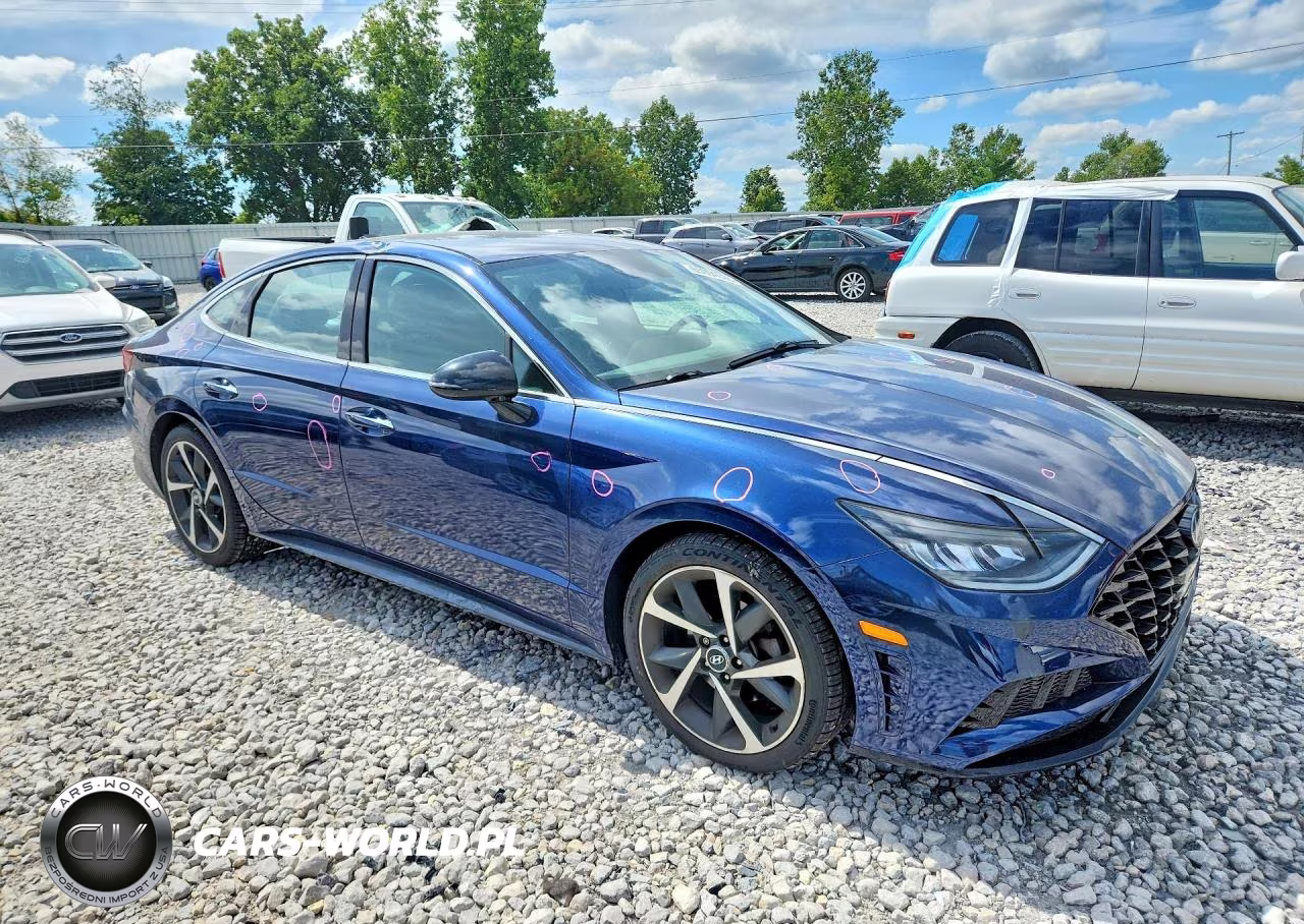 2021 Hyundai Sonata Sel Plus VIN:5NPEJ4J2XMH122805 - 4