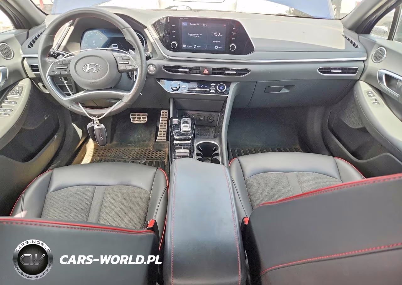 2021 Hyundai Sonata Sel Plus VIN:5NPEJ4J2XMH122805 - 8