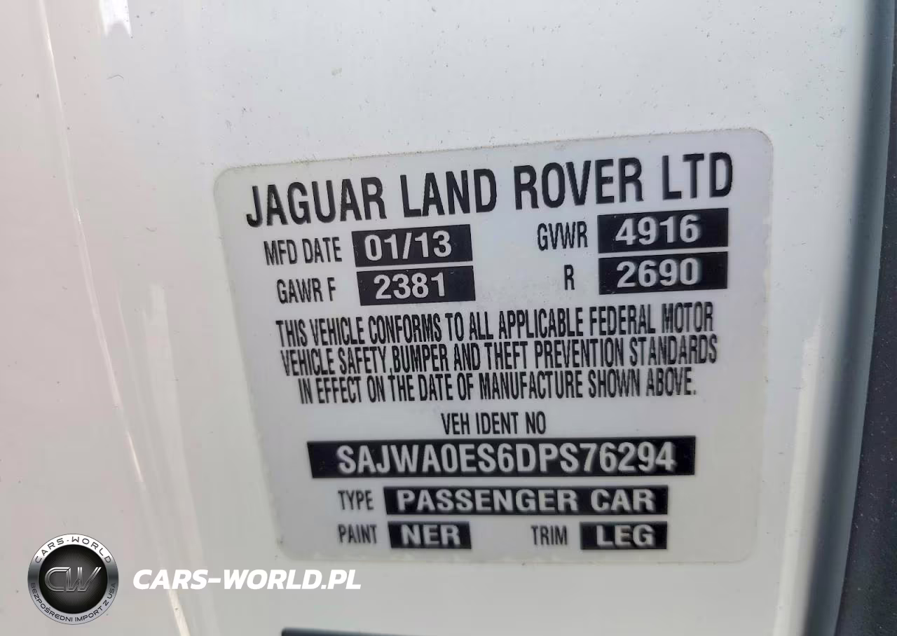 2013 Jaguar Xf VIN:SAJWA0ES6DPS76294 - 12