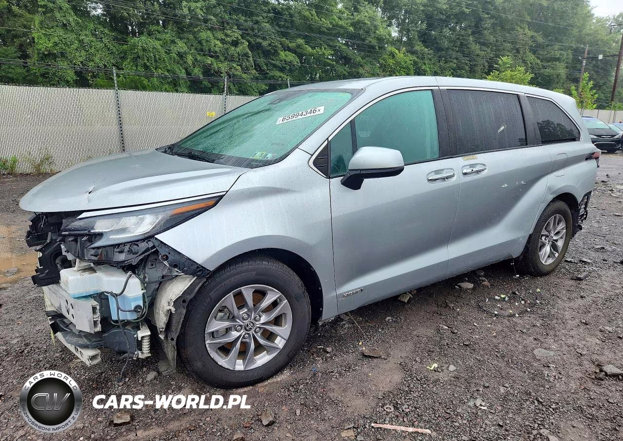 2021 Toyota Sienna Xle VIN:5TDYSKFC5MS037137 - 1