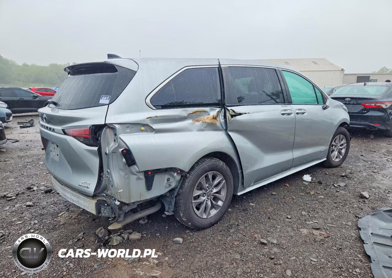 2021 Toyota Sienna Xle VIN:5TDYSKFC5MS037137 - 3