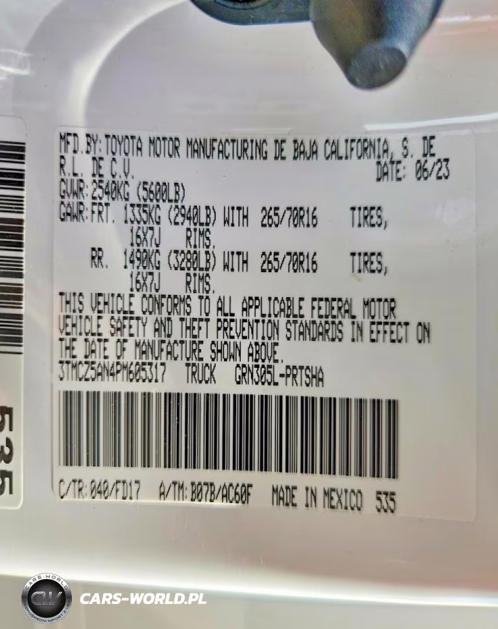 2023 Toyota Tacoma Trd Off-Road VIN:3TMCZ5AN4PM605317 - 13