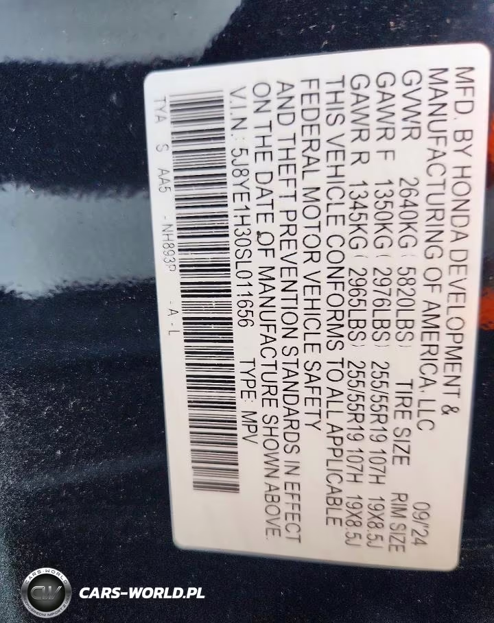 2025 Acura Mdx VIN:5J8YE1H30SL011656 - 14