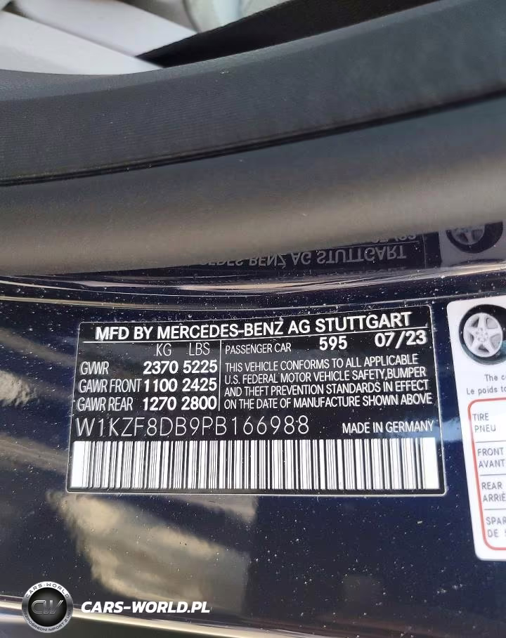 2023 Mercedes-Benz E 350 VIN:W1KZF8DB9PB166988 - 12