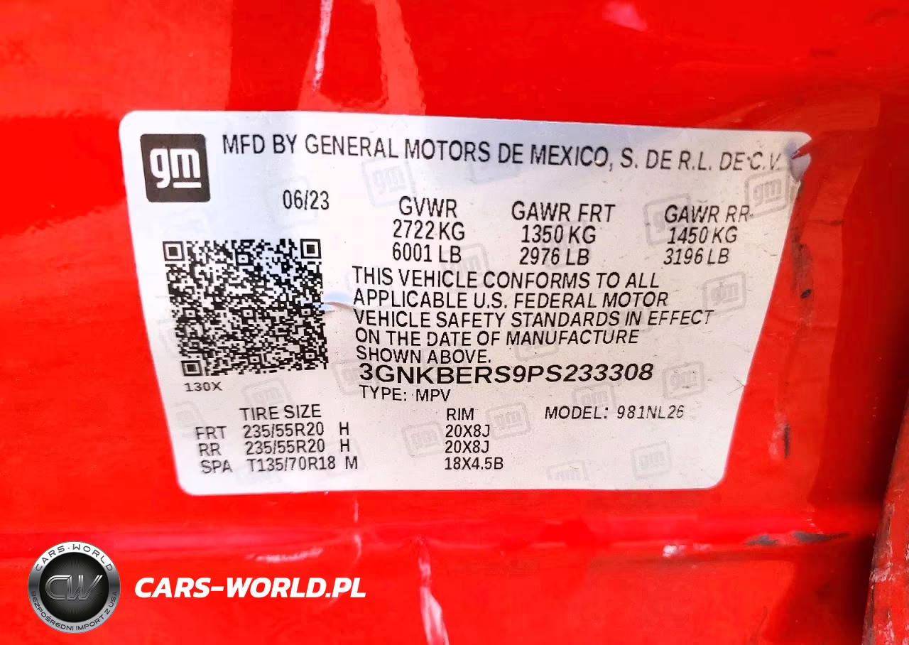 2023 Chevrolet Blazer Rs VIN:3GNKBERS9PS233308 - 14