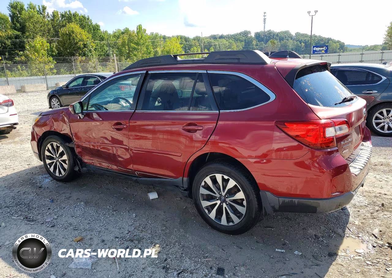 2016 Subaru Outback 2.5I Limited VIN:4S4BSBNC0G3347933 - 2