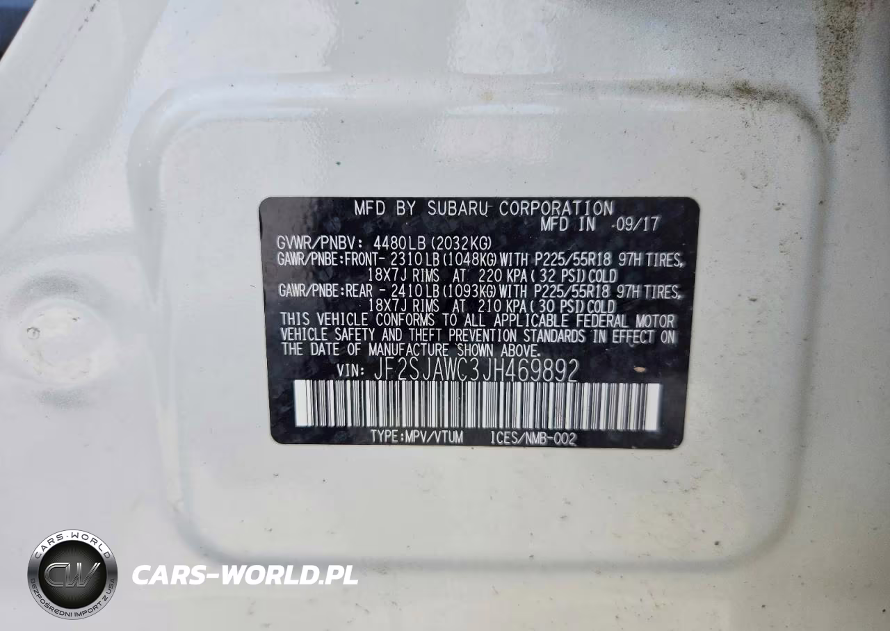 2018 Subaru Forester 2.5I Touring VIN:JF2SJAWC3JH469892 - 13