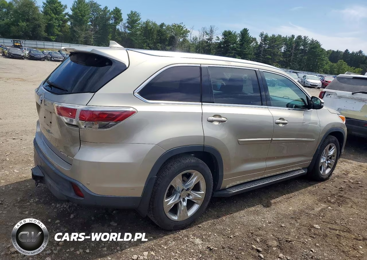 2014 Toyota Highlander Limited VIN:5TDDKRFH7ES015600 - 3