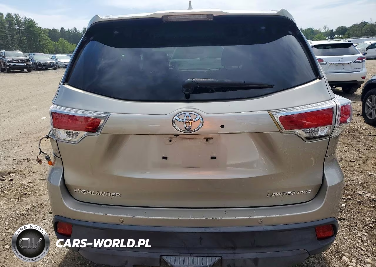 2014 Toyota Highlander Limited VIN:5TDDKRFH7ES015600 - 6