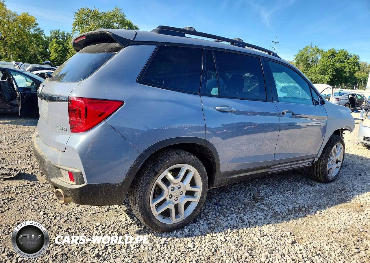 2025 Honda Passport Exl VIN:5FNYF8H52SB015815 - 3