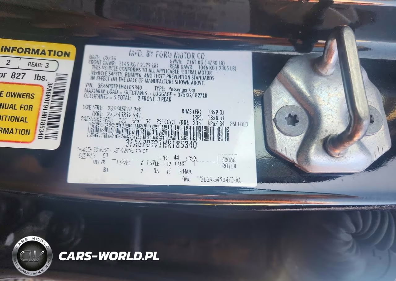2017 Ford Fusion Se VIN:3FA6P0T91HR185340 - 13