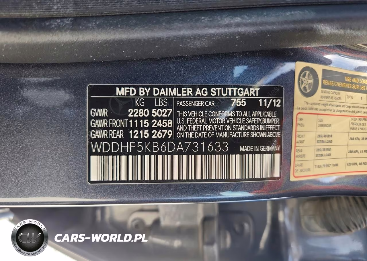 2013 Mercedes-Benz E 350 VIN:WDDHF5KB6DA731633 - 12