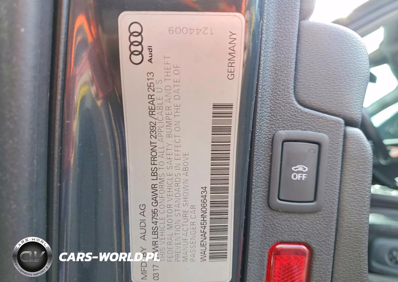 2017 Audi A4 Premium Plus VIN:WAUENAF45HN066434 - 12