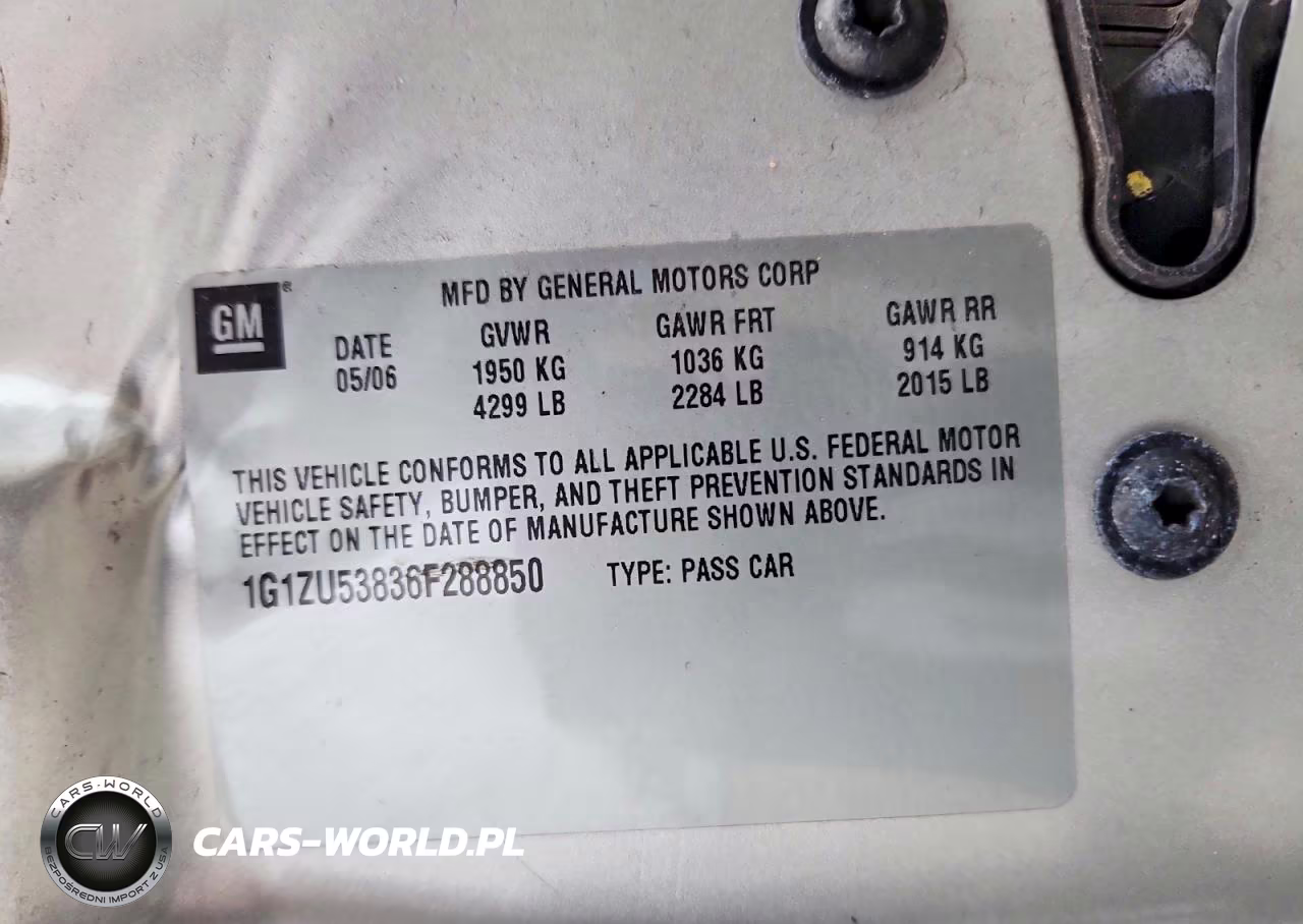 2006 Chevrolet Malibu Ltz VIN:1G1ZU53836F288850 - 13