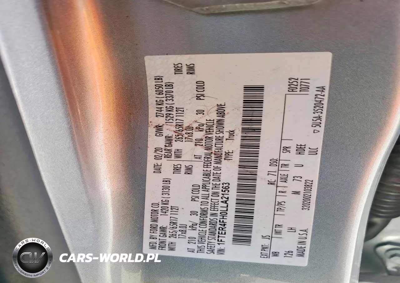 2020 Ford Ranger Xl VIN:1FTER4FH0LLA21563 - 12
