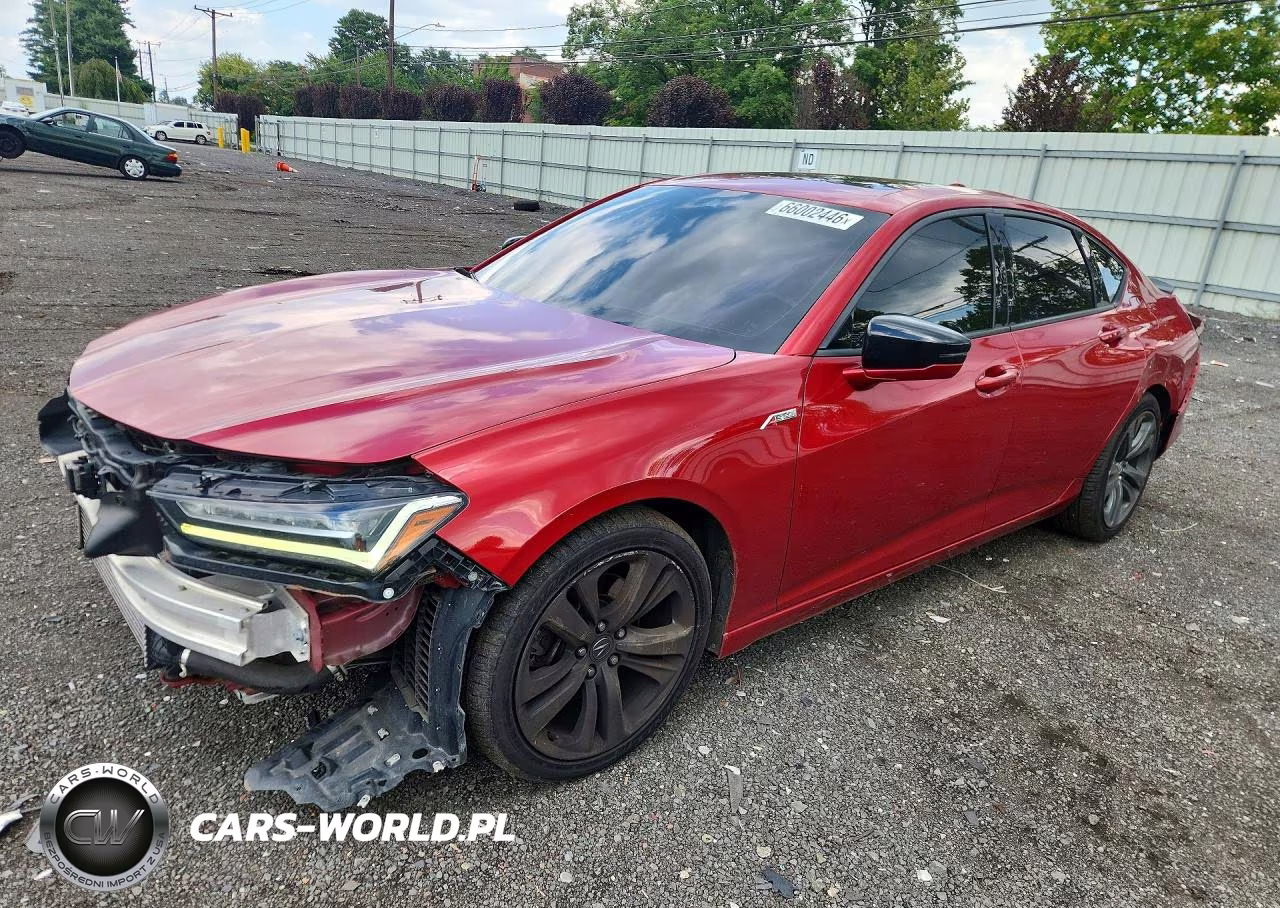 2021 Acura Tlx Tech A VIN:19UUB6F55MA005844 - 1