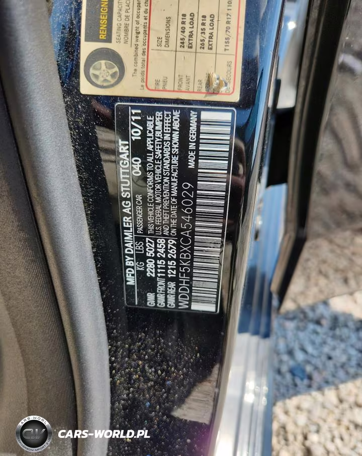 2012 Mercedes-Benz E 350 VIN:WDDHF5KBXCA546029 - 12