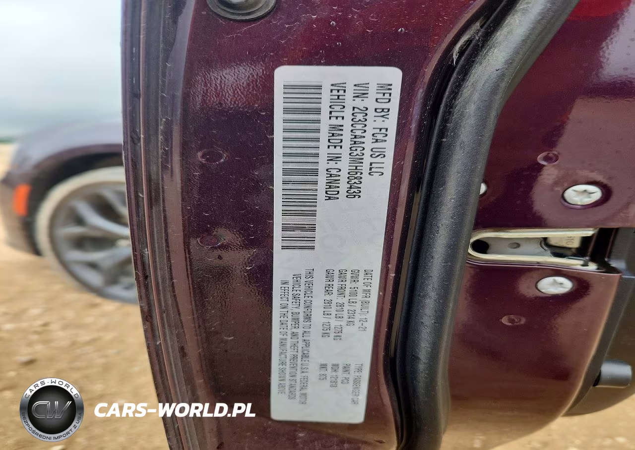 2021 Chrysler 300 Touring VIN:2C3CCAAG3MH683436 - 12