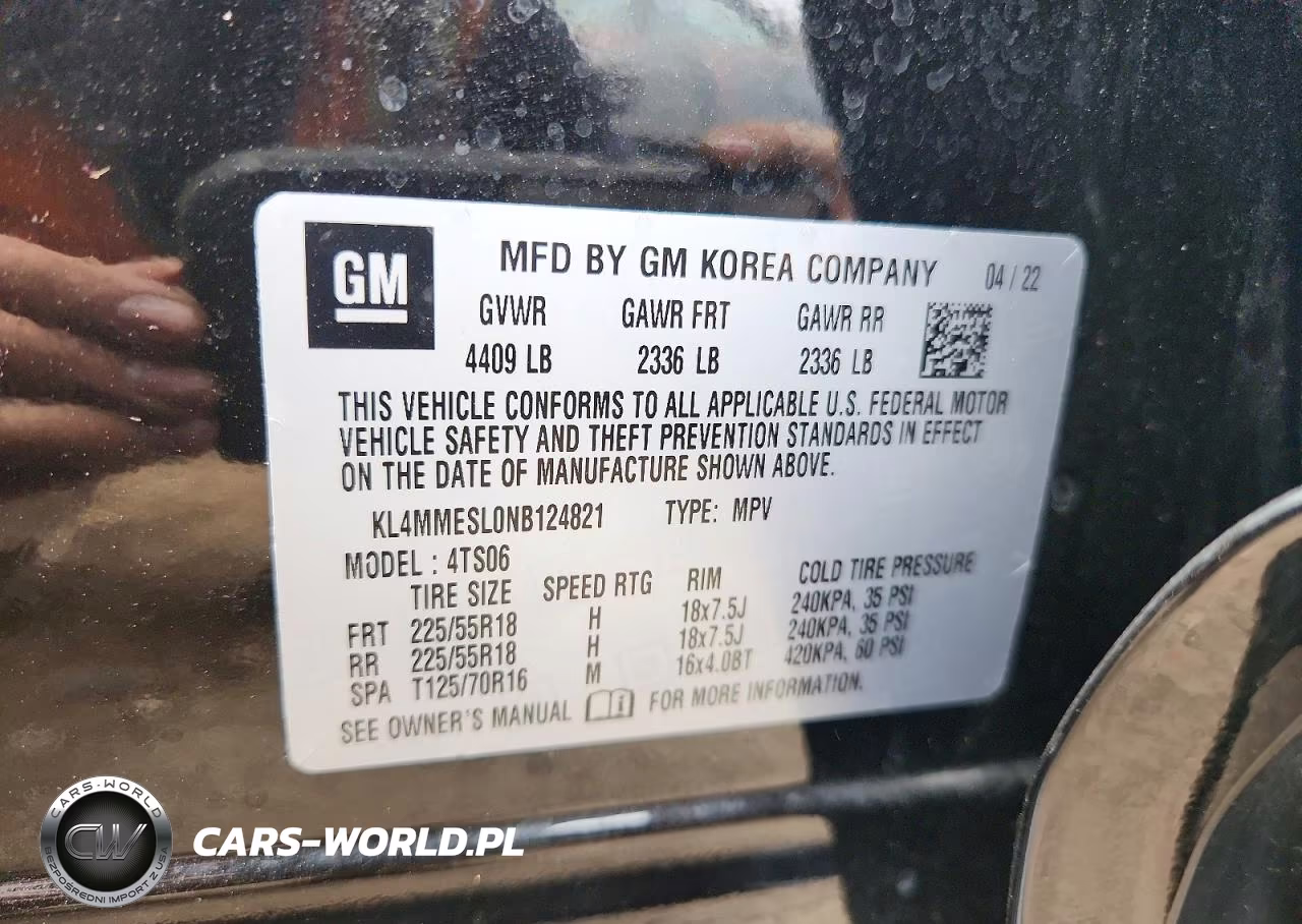 2022 Buick Encore Gx Select VIN:KL4MMESL0NB124821 - 13
