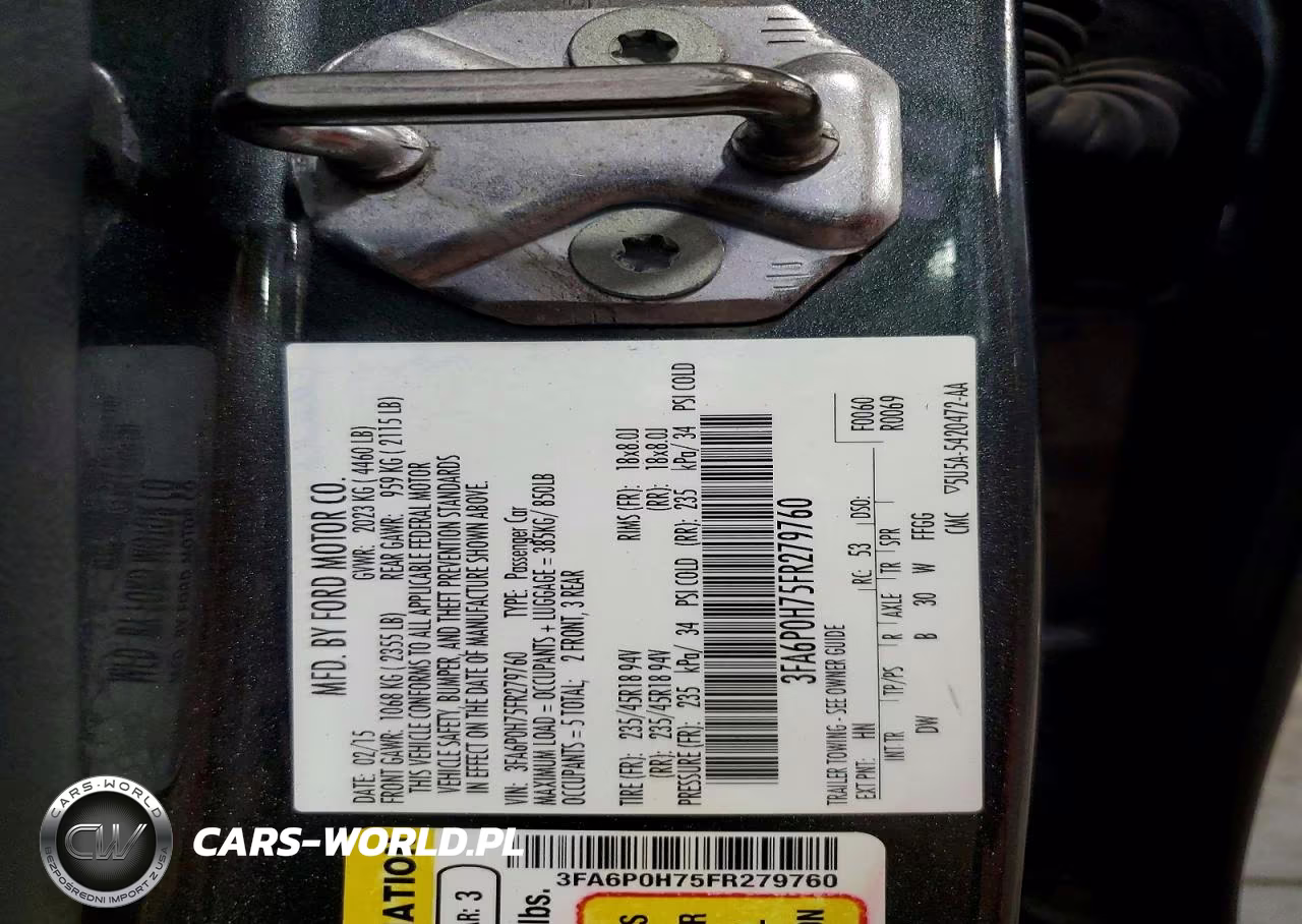 2015 Ford Fusion Se VIN:3FA6P0H75FR279760 - 12