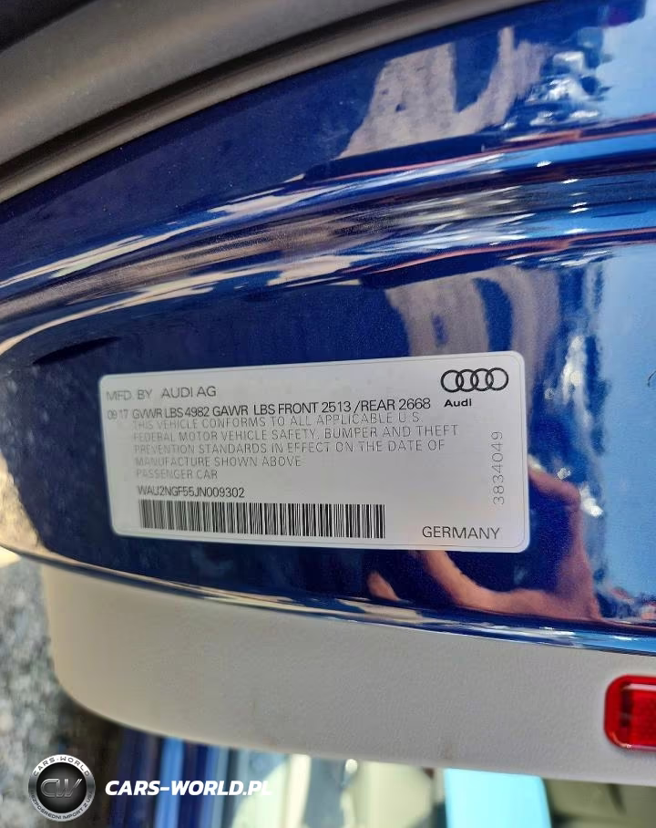 2018 Audi A5 Prestige VIN:WAU2NGF55JN009302 - 12