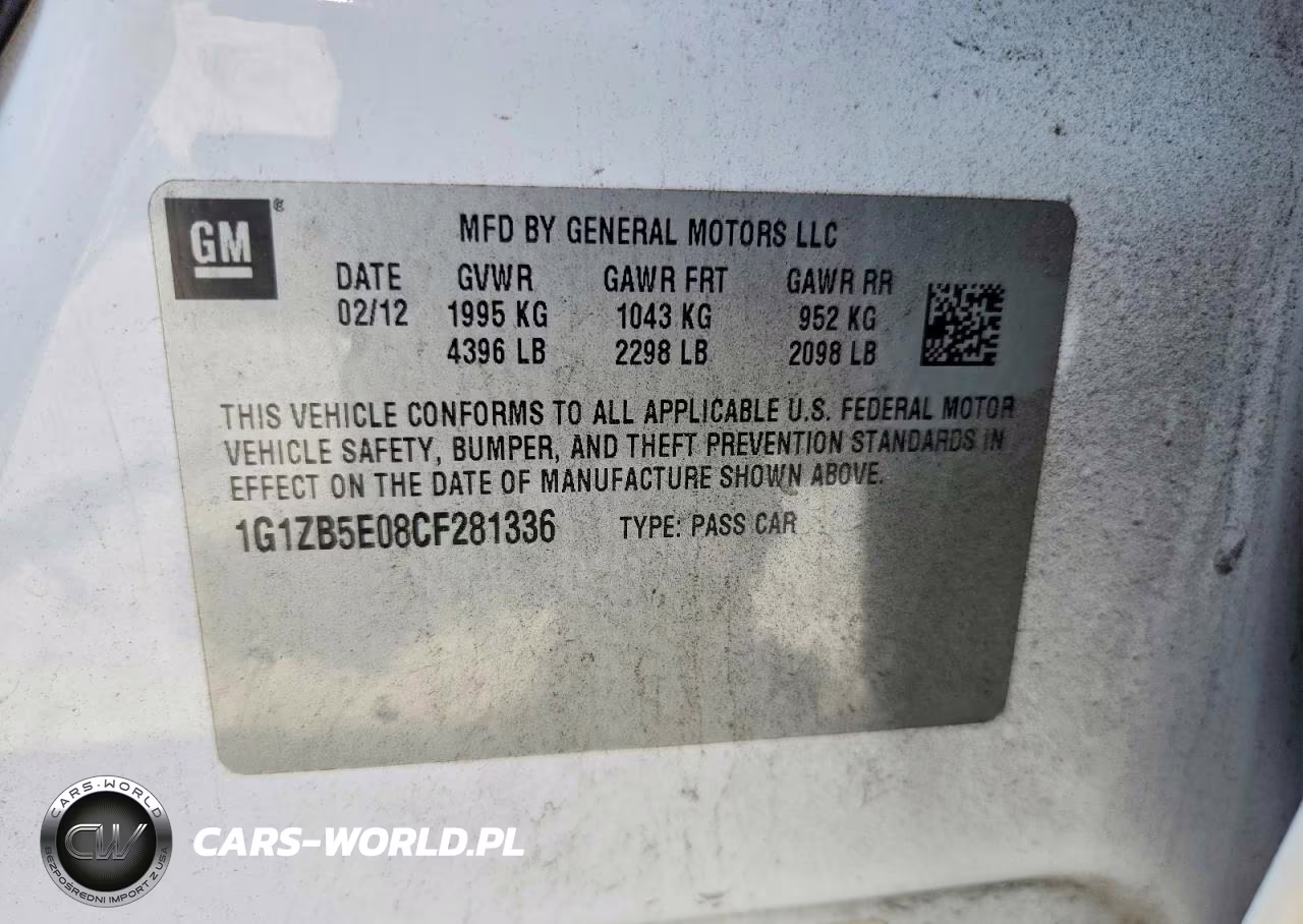 2012 Chevrolet Malibu Ls VIN:1G1ZB5E08CF281336 - 13