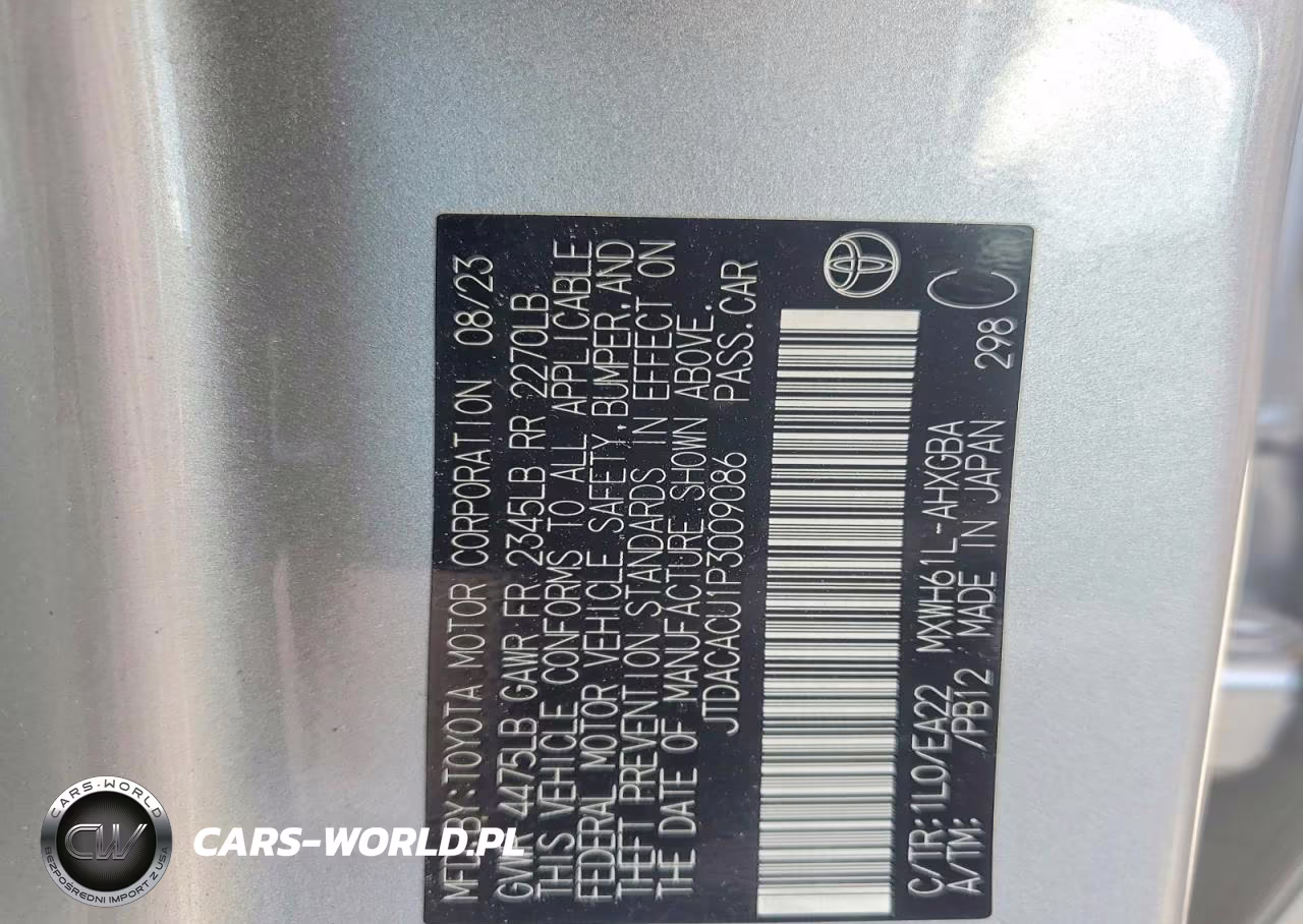 2023 Toyota Prius Prime Xse VIN:JTDACACU1P3009086 - 13