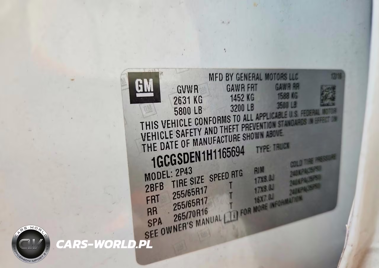 2017 Chevrolet Colorado Z71 VIN:1GCGSDEN1H1165694 - 12