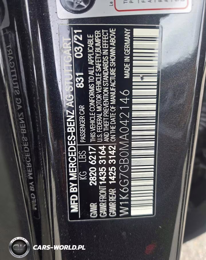 2021 Mercedes-Benz S 580 4Matic VIN:W1K6G7GB0MA042146 - 10