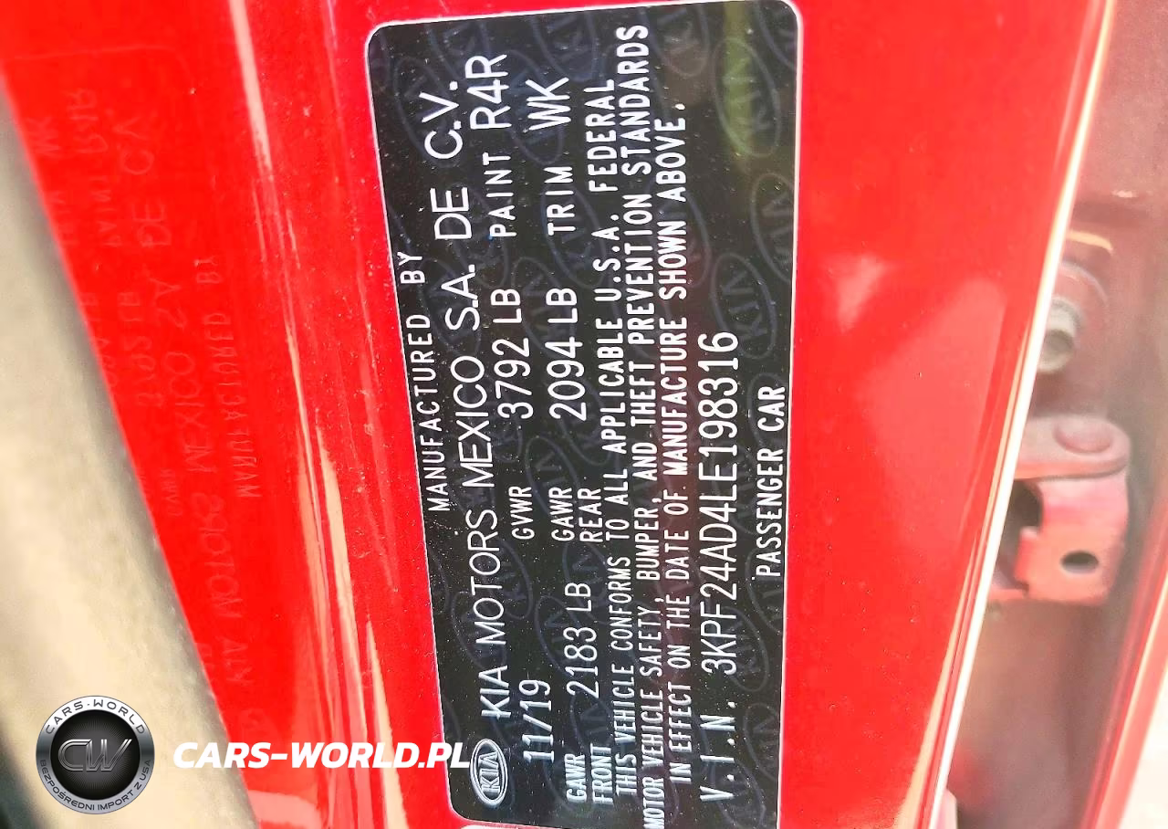 2020 Kia Forte Lxs VIN:3KPF24AD4LE198316 - 13