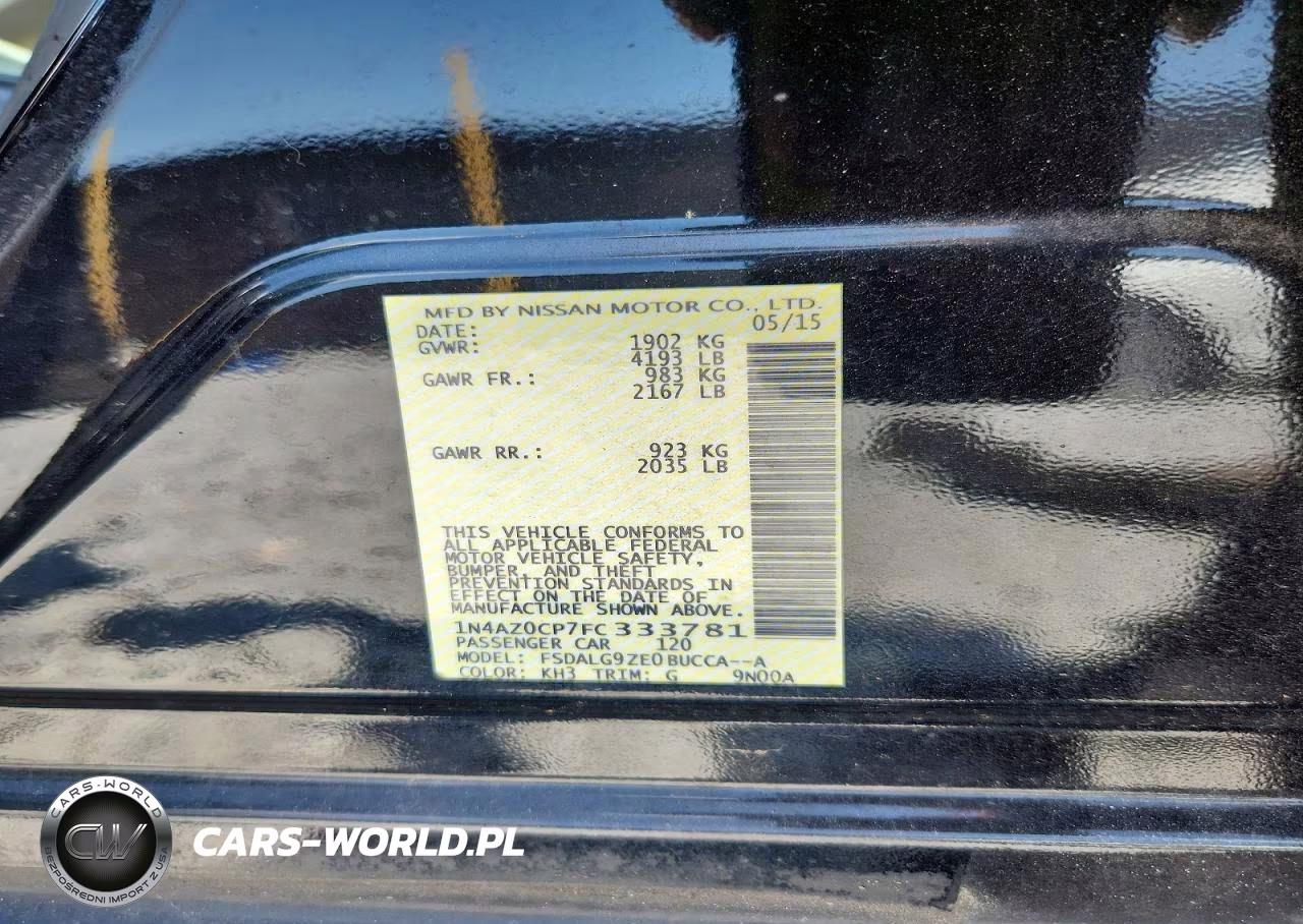 2015 Nissan Leaf Sl VIN:1N4AZ0CP7FC333781 - 12