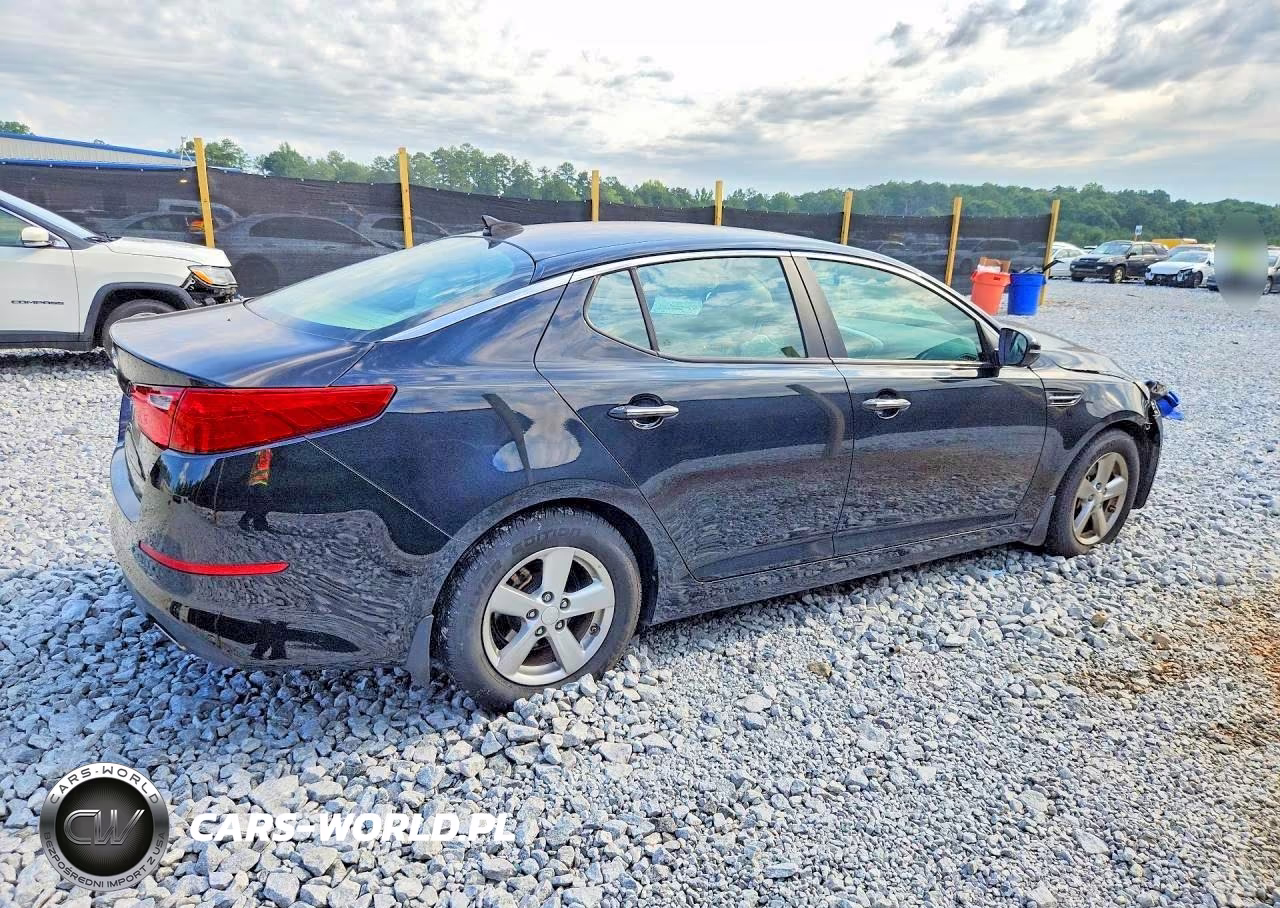 2014 Kia Optima Lx VIN:5XXGM4A77EG275568 - 3