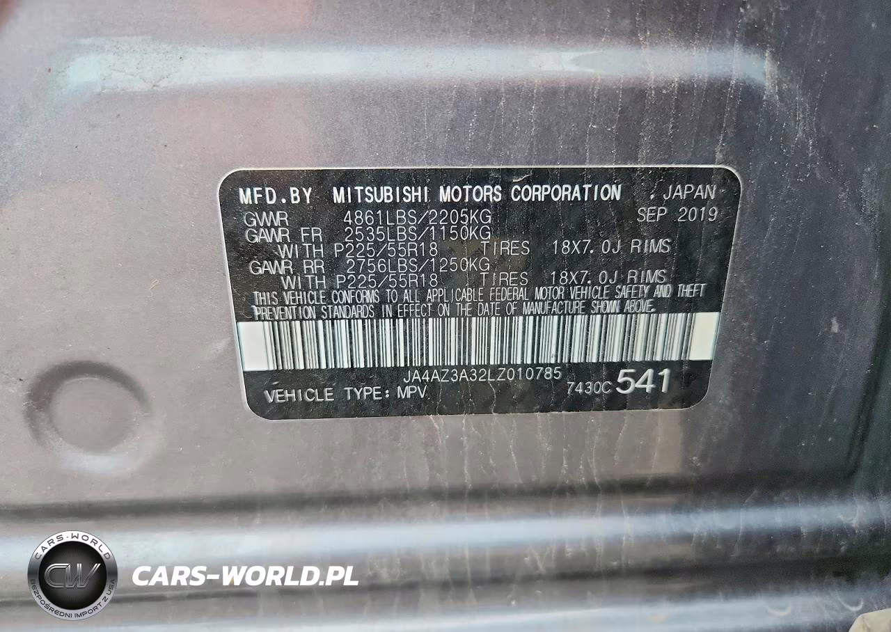 2020 Mitsubishi Outlander Se VIN:JA4AZ3A32LZ010785 - 13