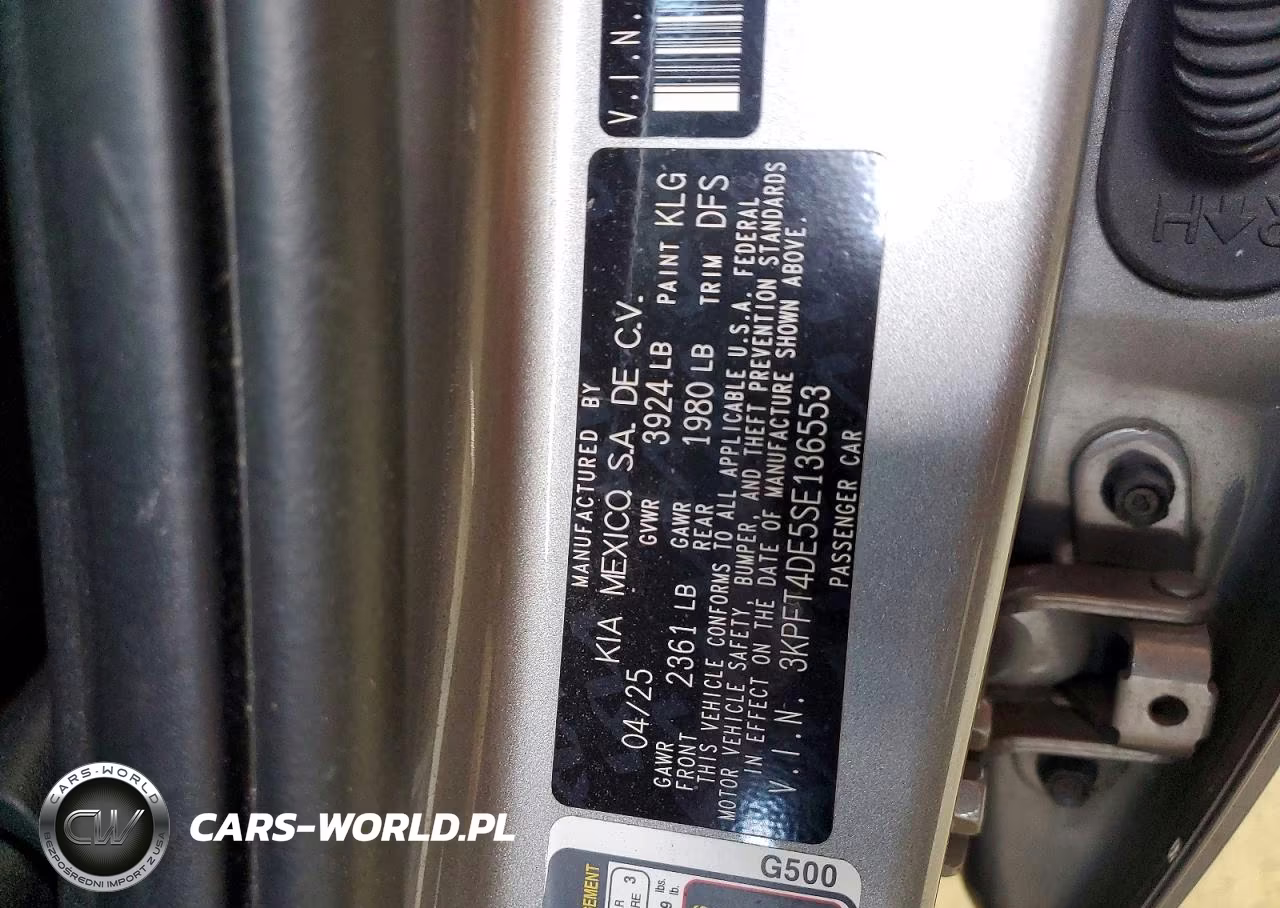 2025 Kia K4 Lxs VIN:3KPFT4DE5SE136553 - 13